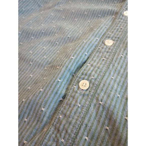 Vintage Dockers Men's Shirt Size XL Striped Button Down Long Sleeve Collared - Picture 8 of 12